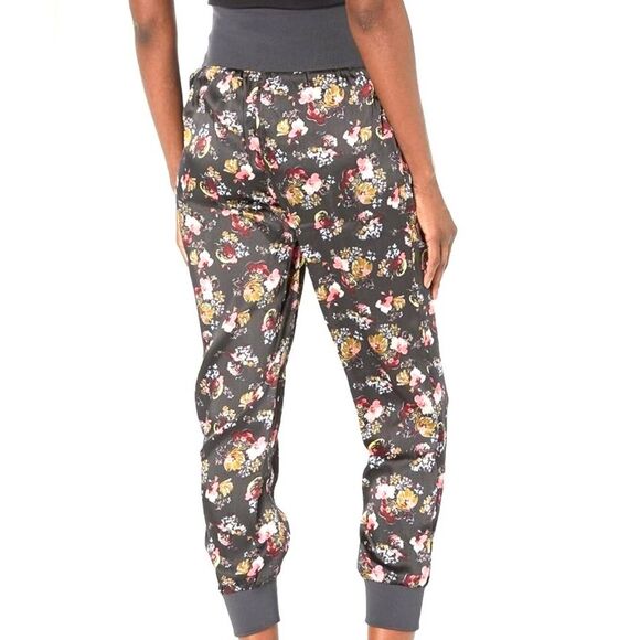 Cinq a Sept Giles Women's Graphite Multi Floral Polyester Jogger Pants Size S - Picture 2 of 12
